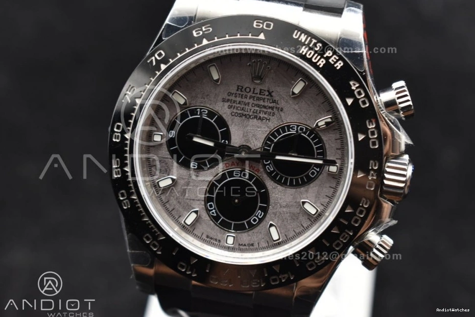 on Rubber 788 1:1 Edition Strap Gray Daytona Unisex Dial Oysterflex Best QF SA 116519 0515